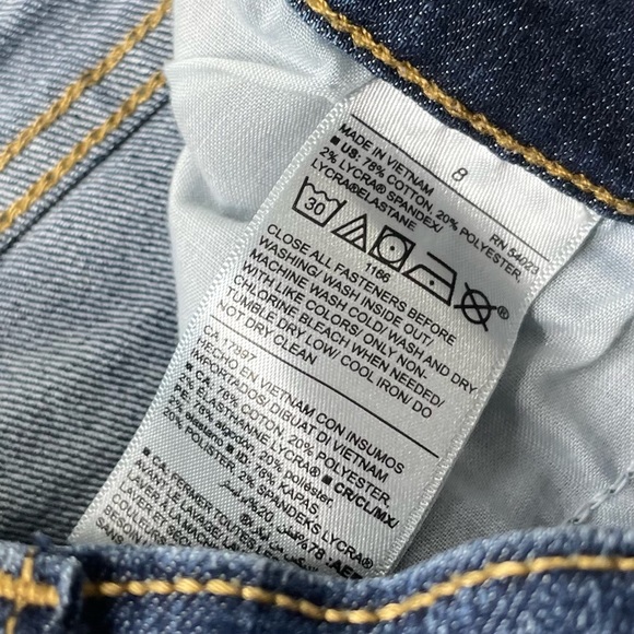 Girls Size 7/8 Old Navy Jean Shorts w Adjustable Waist - Picture 6 of 6